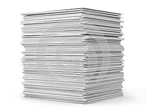 A stack of pristine white paper sheets