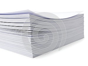 A stack of pristine white paper sheets