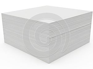 A stack of pristine white paper sheets