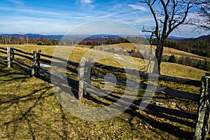 Stack Rale Fence and Mountain Meadow