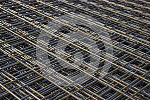 Stack of rebar grids