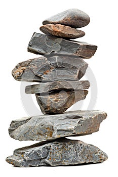 A stack of rocks sitting on top of each other
