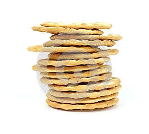 Stack Round Thin Crackers