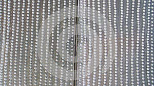 Stack of salt harvesting in farm field