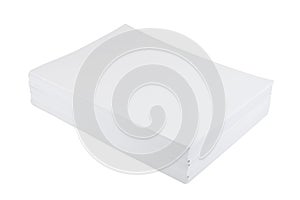 Stack of a4 size white paper sheet