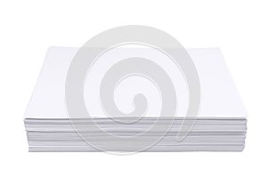 Stack of a4 size white paper sheet
