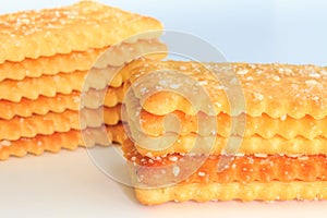 Stack Of Slices of Crispbread.