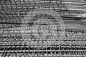 Stack of Steel Bar for Construction Background