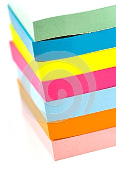 Stack of sticky notes