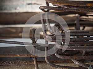 Stack of Stirrup for beam reinforced steel