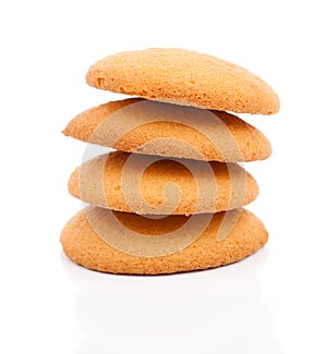 Stack of sweetmeal digestive biscuits
