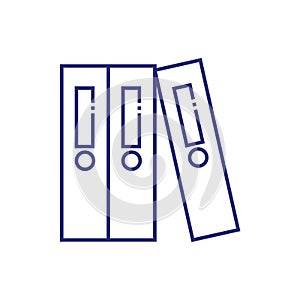 Stack of Three Colorful School Books Icon