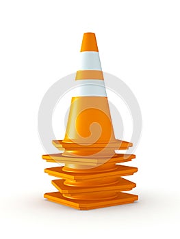 Stack of Traffic Cones