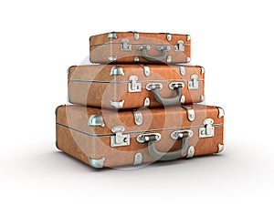 Stack of Travel Suitcases