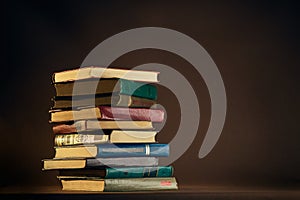 Stack of Used Old Books