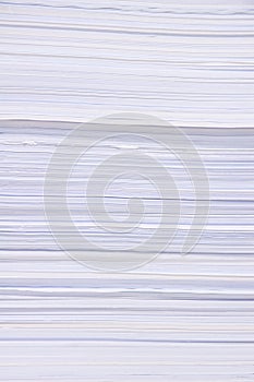 Stack of used paper for reuse