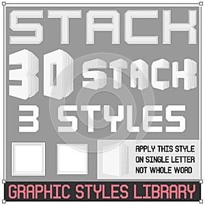 Stack Vector Graphic Styles