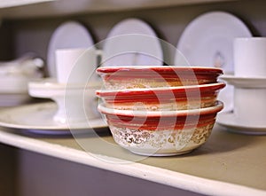 Stack of Vintage Bowls