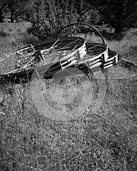 A stack of water wheels