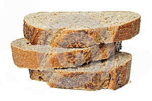 Stack of Wheat Bread Slices