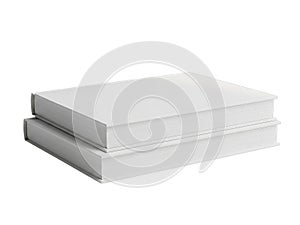 Stack of white cardboard boxes