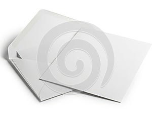 Stack of white printer paper on desk