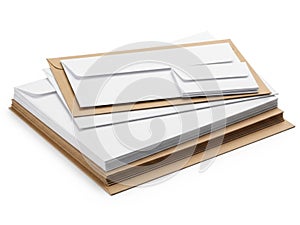 Stack of white printer paper