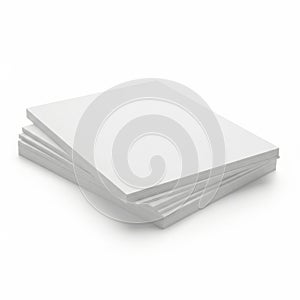 Stack of white printer paper