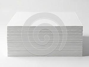 Stack of white printer paper