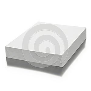 Stack of white printer paper