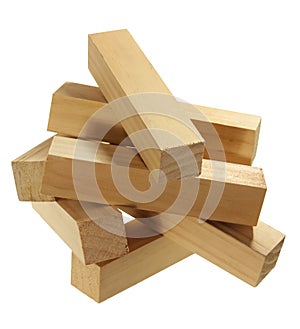 Stack of Wood Blocks