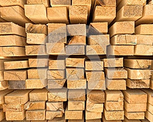 Stack of wooden bars background