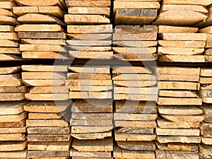 Stack of wooden bars background