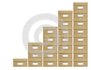 Stacked boxes