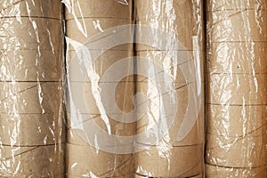 Stacked Cardboard Recycling Boxes In A Pile corrugated box horizontal close up stock photo copy space Paper cardboard, corrugated