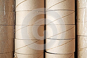 Stacked Cardboard Recycling Boxes In A Pile corrugated box horizontal close up stock photo copy space Paper cardboard, corrugated