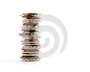 Stacked Coin Tower