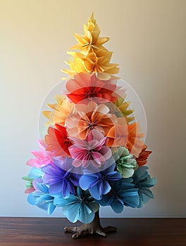 DIY Tree Topper with Cupcake Liners photo