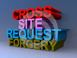 Cross site request forgery sign photo