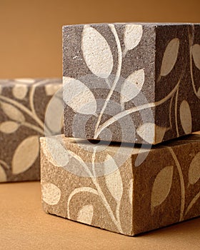 AI-Generated Leaf Pattern Blocks