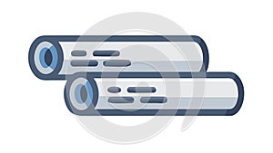 Stacked Digital Documents: Organized File Management, vector design Generative AI