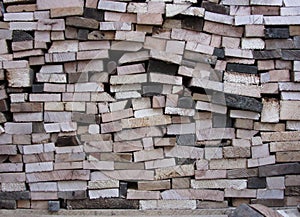 Stacked firewoods