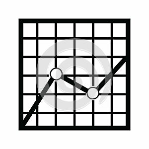 Stacked Graph icon vector