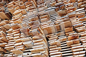 Stacked Lumber