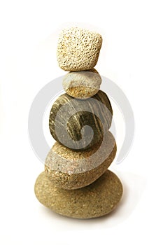 Stacked pebbles