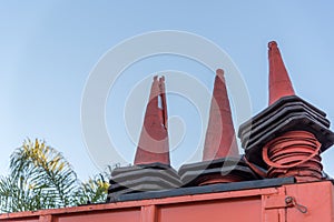 Stacked signalling cones 02