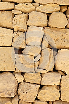 Stacked Stone wall background