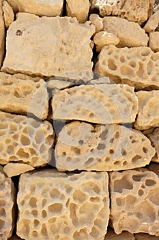 stacked stone wall background