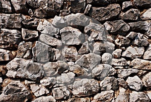 Stacked stones background texture