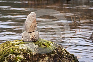 Stacked Stones Loch Voil